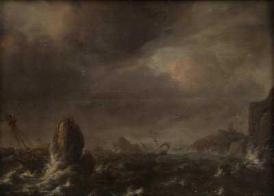 Stormy Sea by Jan Porcellis